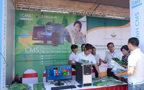 Máy tính bảo mật CMS Powercom gây chú ý tại triển lãm CNTT Lào Cai